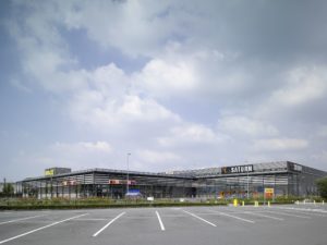 Nieuwbouw Retail park Brico Mediamarkt Wilrijk, Retail project SVR-ARCHITECTS