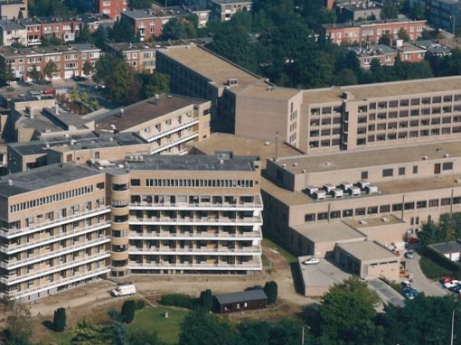 CAMPUS SINT-AUGUSTINUS<br><span style='color:#31495a;font-size:12px;'>Overzicht projecten van 1987 tot 2004 (periode 1) en 2006-heden (periode 2)</span>