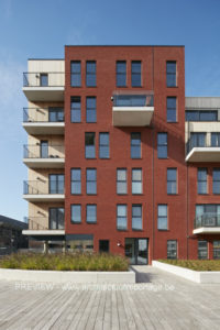 Nieuwbouw residentieel complex Stephenson Mechelen, project huisvesting SVR-ARCHITECTS