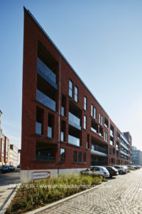 Nieuwbouw residentieel complex Stephenson Mechelen, project huisvesting SVR-ARCHITECTS