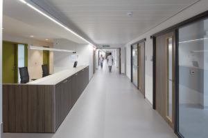Rénovation section contrôle cardiaque Campus Sint-Augustinus, projet soins de santé SVR-ARCHITECTS