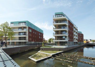 STADSWIJK DIJLEDELTAResidentiële huisvesting “Eiland en Feestzaal”, ondergrondse parking, landschapsarchitectuur
