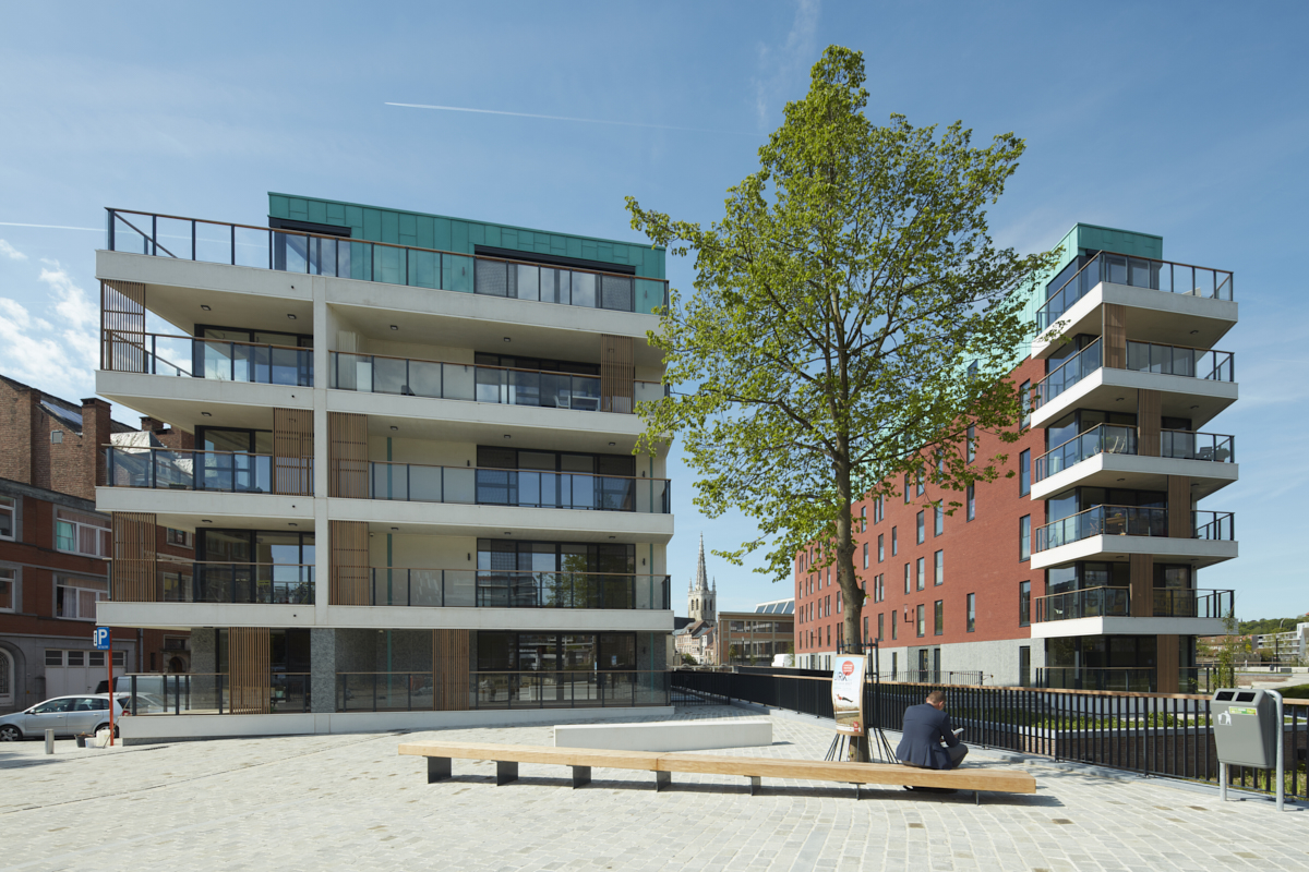 Nieuwbouw, residentiële appartementen Stadswijk DijleDelta, projectontwikkelaar Virix, Leuven