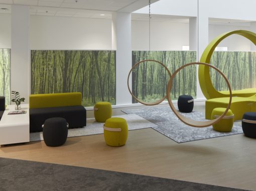 PROCTER & GAMBLE BRUSSEL<br><span style='color:#31495a;font-size:12px;'>N&P kantoorgebouw, receptie en consumerlounge Brussels Innovation Center (BIC)</span>
