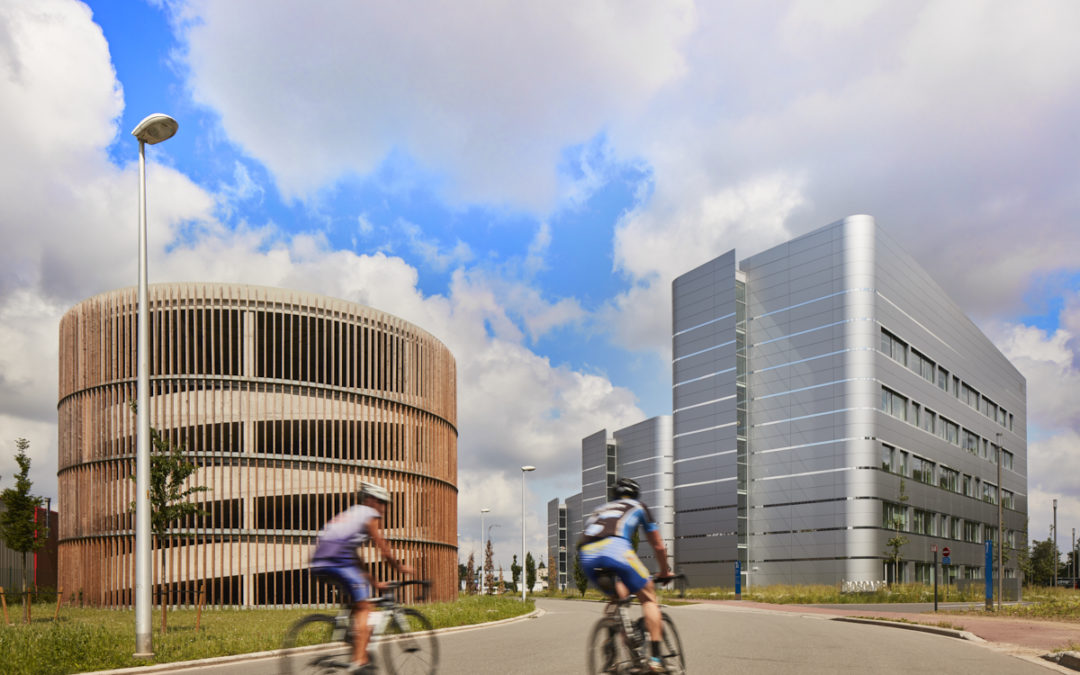 BIOSCAPEKantoren, laboratoria Life Science Incubator, parkeergebouw