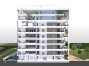 Wedstrijdontwerp VIB HQ en Bio-incubator-9 verdiepingen