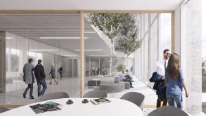 Interieur Wedstrijdontwerp VIB HQ en Bio-incubator