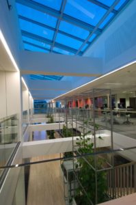 Renovatie omroepgebouw VRT Brussel, project ontspanning en kantorenproject SVR-ARCHITECTS