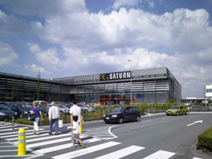 Nieuwbouw Retail park Brico Mediamarkt Wilrijk, Retail project SVR-ARCHITECTS