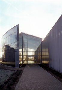 Nieuwbouw drukkerij St.-Luc, Nazareth, industriegebouw SVR-ARCHITECTS