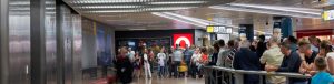 Aankomst Brussels airport_Renovatie plafond