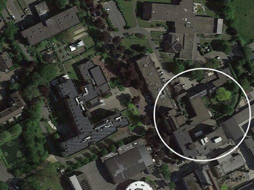 AZ SINT BLASIUS | CAMPUS ZELE<br><span style='color:#31495a;font-size:12px;'>Nieuwe ziekenhuisinfrastructuur voor Campus Zele met als hoofdfuncties: poliklinische activiteit, medische beeldvorming (RX en CT) en low-care dialysecentrum.</span>