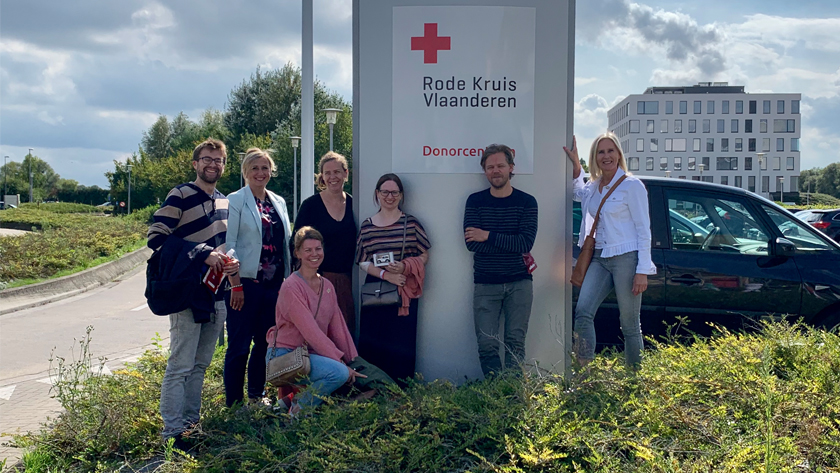 Bloeddonatie 7 collega's