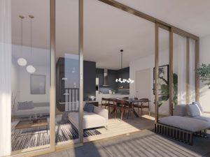 Residentiële appartementen Cores in de Van Schoonbekestraat in Antwerpen