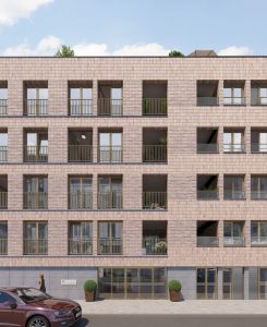 Residentiële appartementen Cores in de Van Schoonbekestraat in Antwerpen