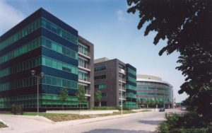 Nieuwbouw kantorenpark Rubens, Antwerpen, kantoorgebouw SVR-ARCHITECTS