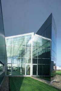 Nieuwbouw drukkerij St.-Luc, Nazareth, industriegebouw SVR-ARCHITECTS