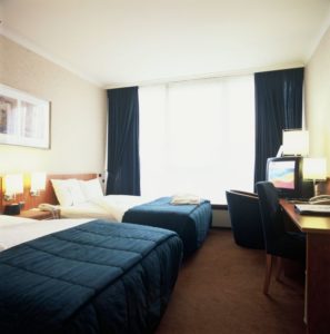 Interieur hotel Crowne Plaza Antwerpen, project huisvesting SVR-ARCHITECTS