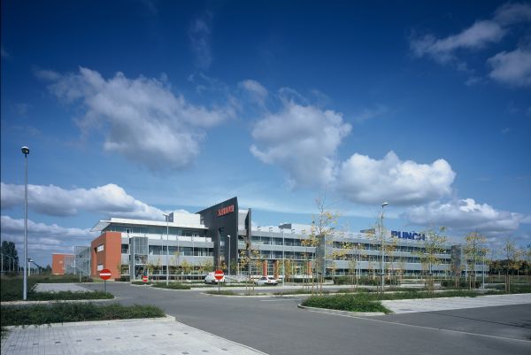 Punch International - Production hall, offices, car park