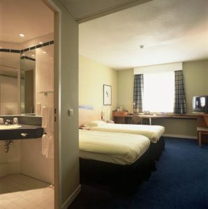 Nieuwbouw en interieur Express by Holiday-Inn (Global Hotel), Antwerpen, project huisvesting SVR-ARCHITECTS