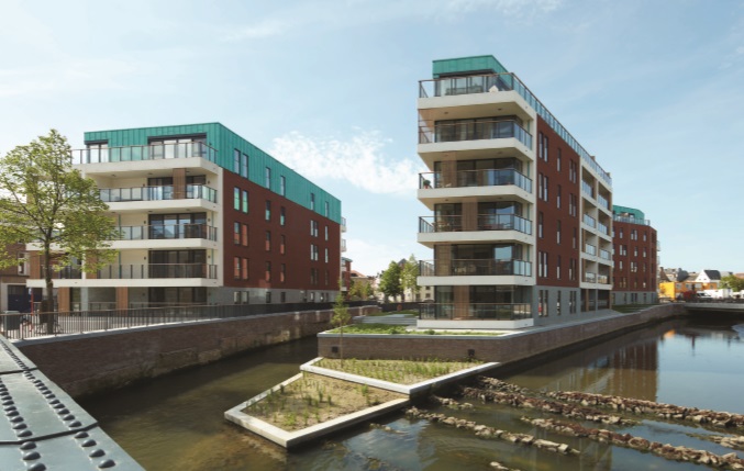 Nieuwbouw, residentiële appartementen Stadswijk DijleDelta, projectontwikkelaar Virix, Leuven
