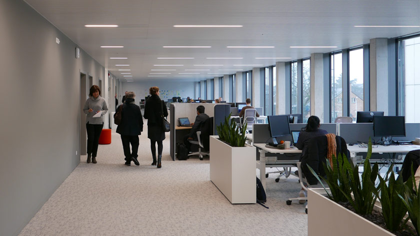 Interieur kantoren Hoofdzetel Eternit