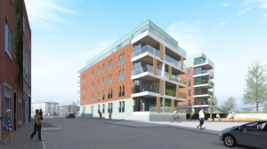 Nieuwbouw residentieel complex Eiland & Feestzaal, Leuven, project huisvesting SVR-ARCHITECTS