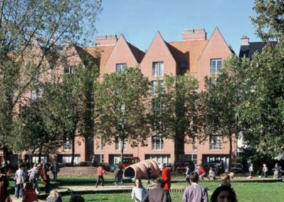 WOONHAVEN ANTWERPEN CVBAAppartementen sociale huisvesting Scheldestraat, Waalse Kaai, Timmerwerfstraat