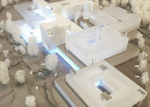 Competition design as part of Open Call 2901 / hospital, indoor car park, outdoor areas