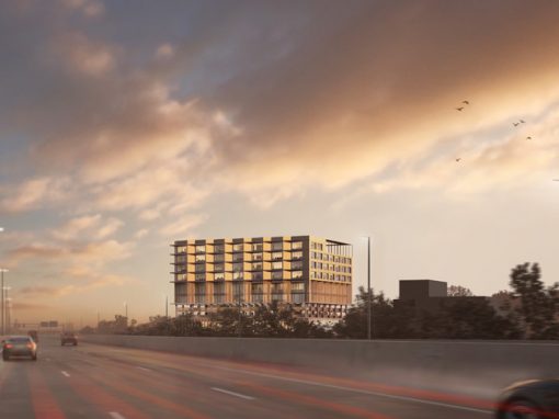 OUVERTURE<br><span style='color:#31495a;font-size:12px;'>Nieuwbouw met retail, kantoren, horeca, sportfaciliteiten en parkeergarage</span>