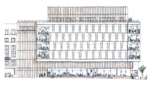 Centre de formation Parlement européen, auditorium, parking souterrain, Rue Montoyer 63