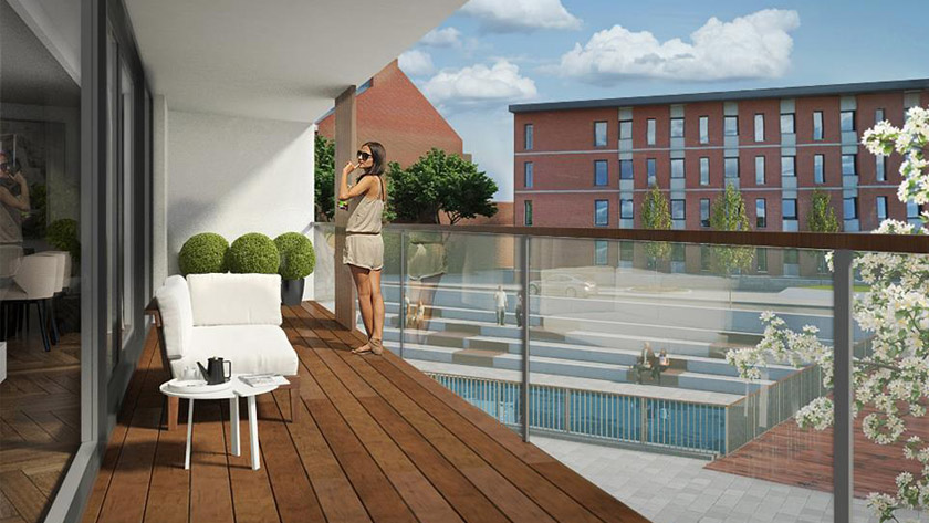 Nieuwe wooncomplexen in Leuven