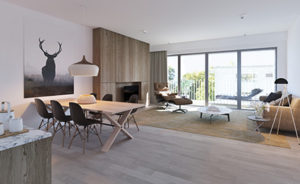 Logements résidentiels P. Benoitstraat, Cores Crelan (bloc E), en contruction