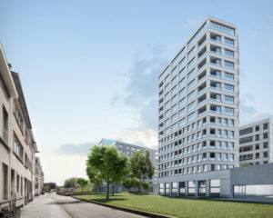 Nieuwbouw residentieel complex Kievit IIB, project huisvesting, Retail project SVR-ARCHITECTS