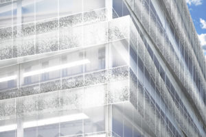 Raamdetail Kantoorgebouw Befimmo Guimard 9, Brussel
