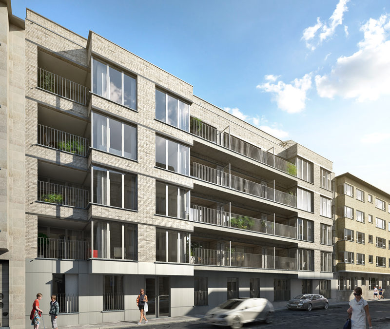 Nieuwbouw residentieel complex P. Benoitstraat, project huisvesting SVR-ARCHITECTS