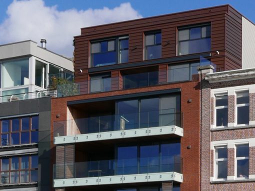 SINT MICHIELSKAAI | ANTWERPEN<br><span style='color:#31495a;font-size:12px;'>Residentiële appartementen</span>