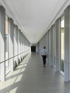 Nieuwbouw verbindingsgang ziekenhuis Sint-Augustinus Wilrijk, project gezondheidszorg SVR-ARCHITECTS