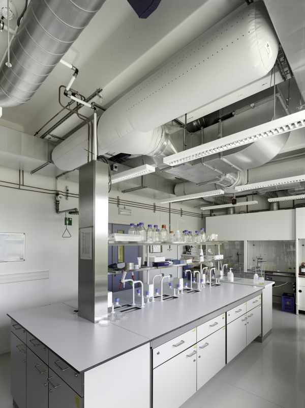Université de Gand - Bâtiment chimie industrielle, bureaux, laboratoires, locaux de cours