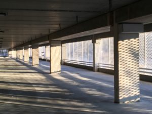 Werffoto nieuw parkeergebouw UZA Edegem