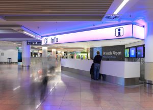 Check-in hal Brussels airport