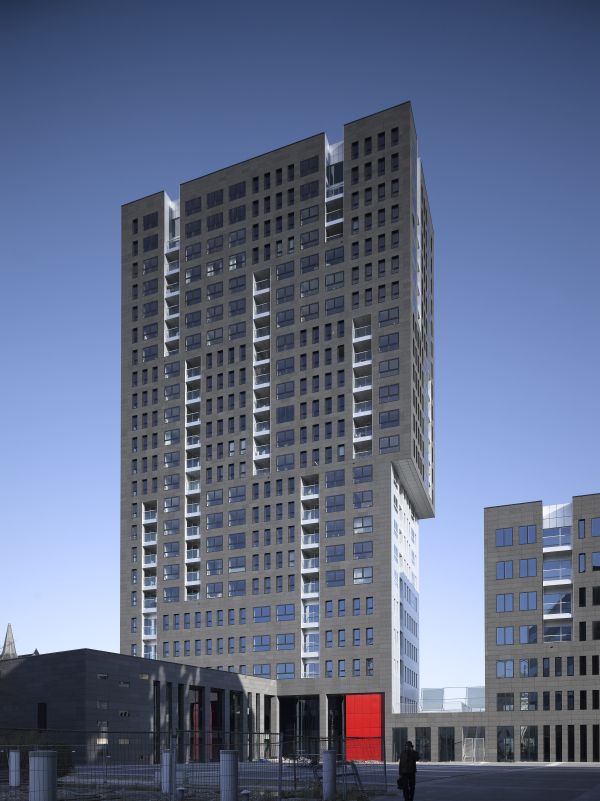 Nieuwbouw residentieel complex London Tower, project huisvesting SVR-ARCHITECTS
