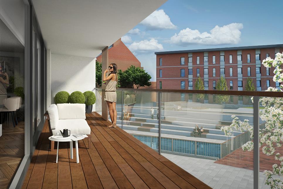 Residentiële huisvesting Dijle-Delta Stadswijk Zuidpoort